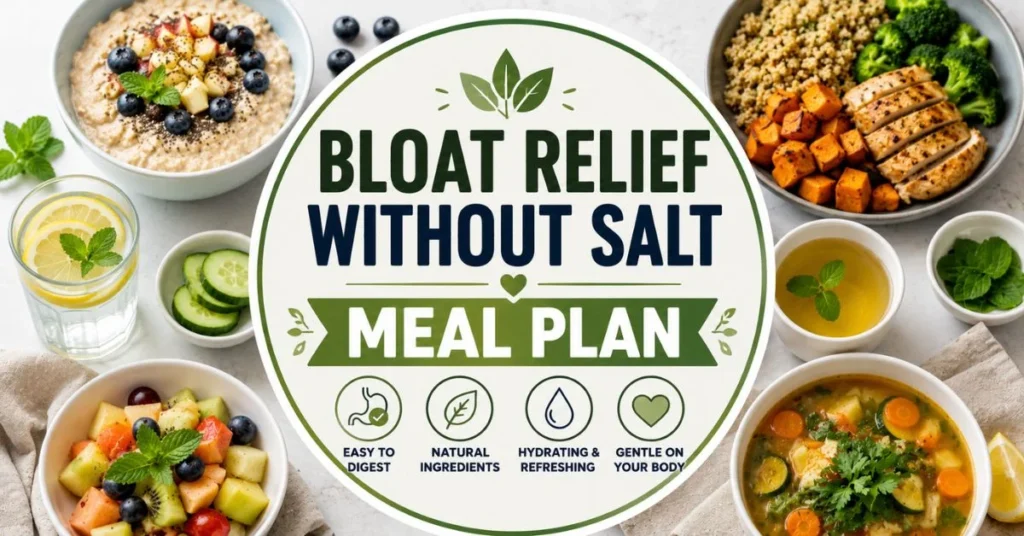 Bloat Relief Without Salt Meal Plan