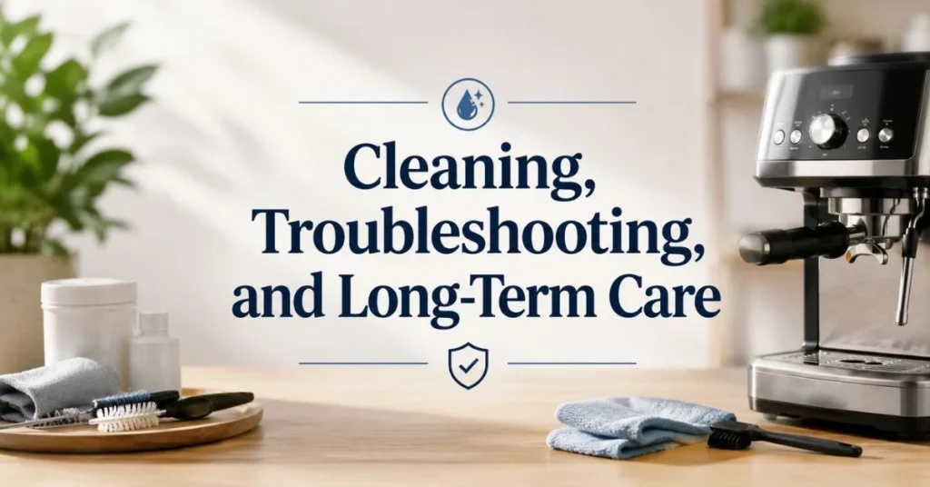 Cleaning, Troubleshooting, and Long-Term Care
