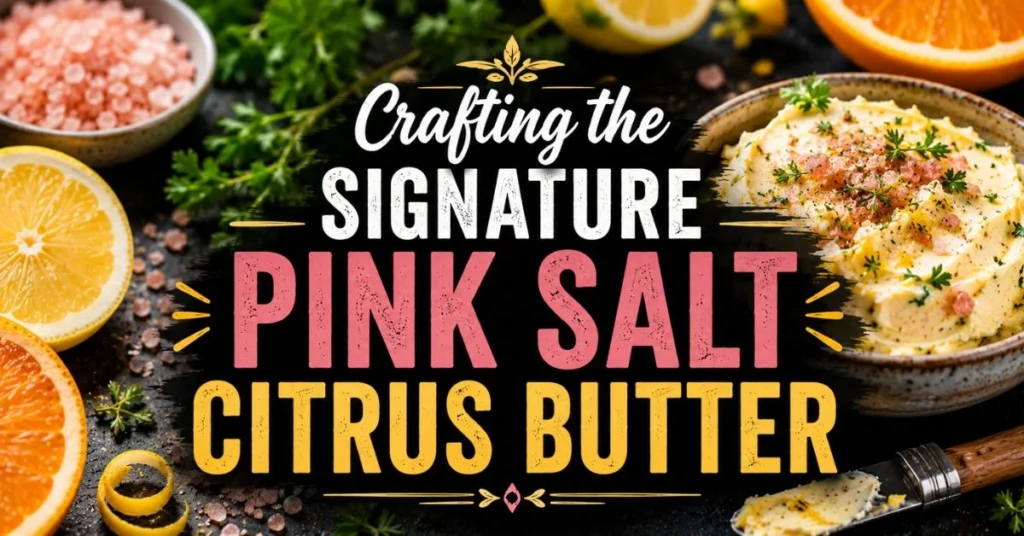 Crafting the Signature Pink Salt Citrus Butter