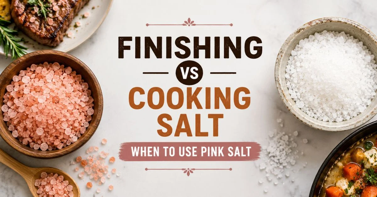 Finishing Vs Cooking Salt: When To Use Pink Salt Guide