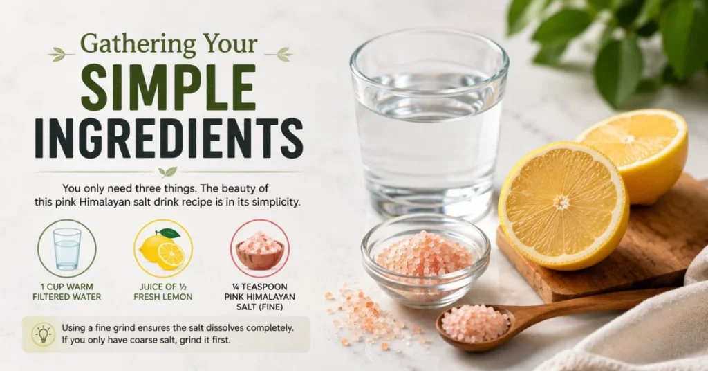 Gathering Your Simple Ingredients