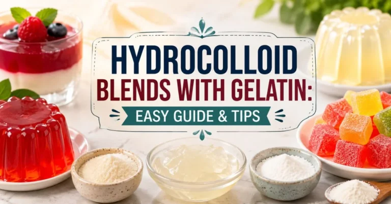 Hydrocolloid Blends with Gelatin: Easy Guide & Tips