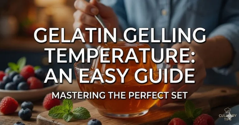 Gelatin Gelling Temperature: An Easy Guide