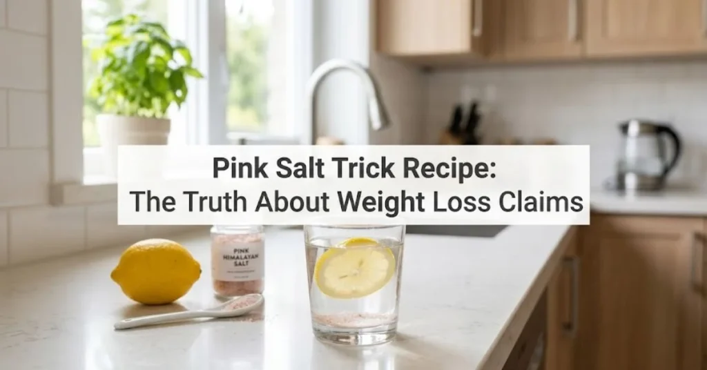 Pink Salt Trick Recipe: The Truth About Weight Loss Claims