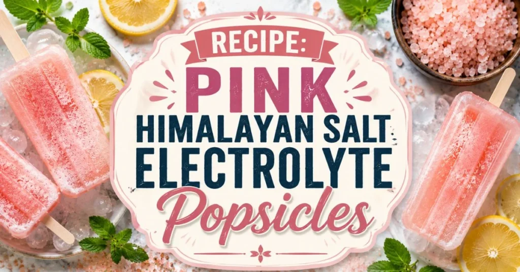 Recipe: Pink Himalayan Salt Electrolyte Popsicles