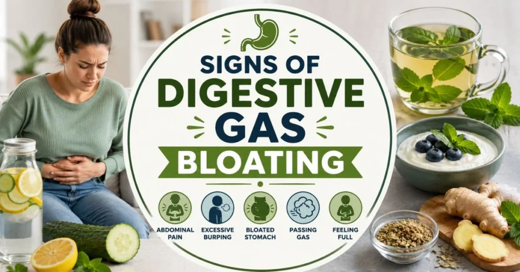 Signs of Digestive Gas Bloating