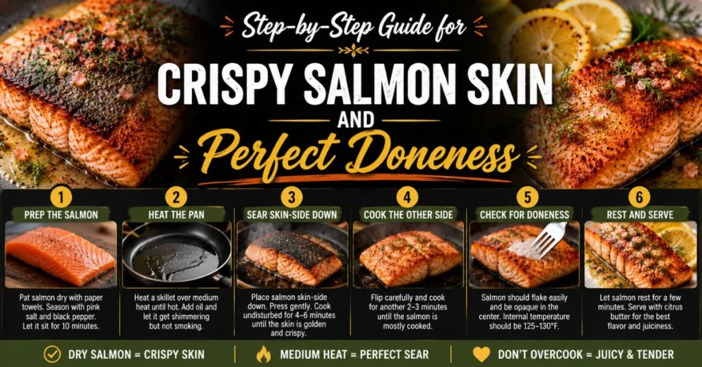 Step-by-Step Guide for Crispy Salmon Skin and Perfect Doneness
