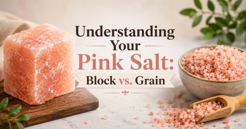 Understanding Your Pink Salt: Block vs. Grain