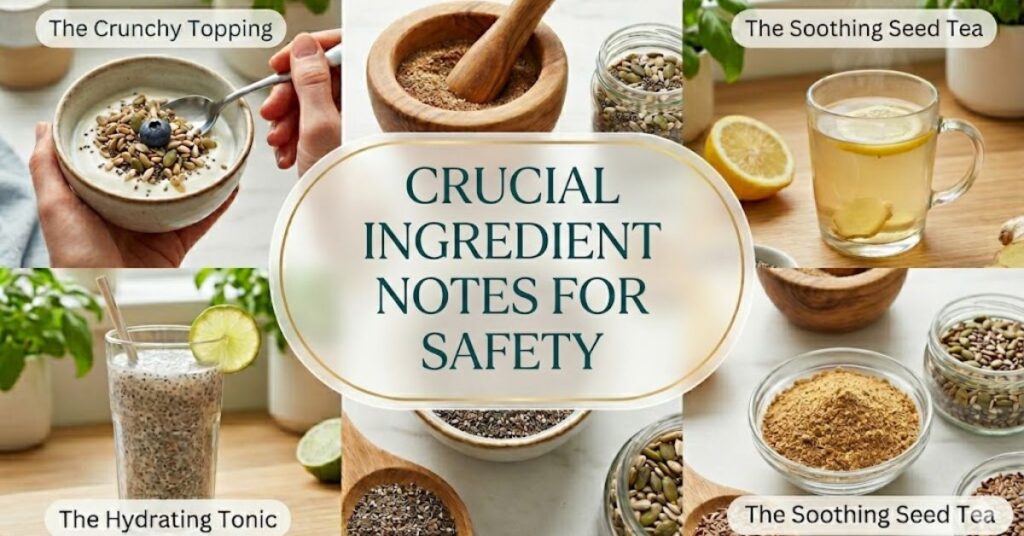 Bariatric Seed Recipe Ingredients