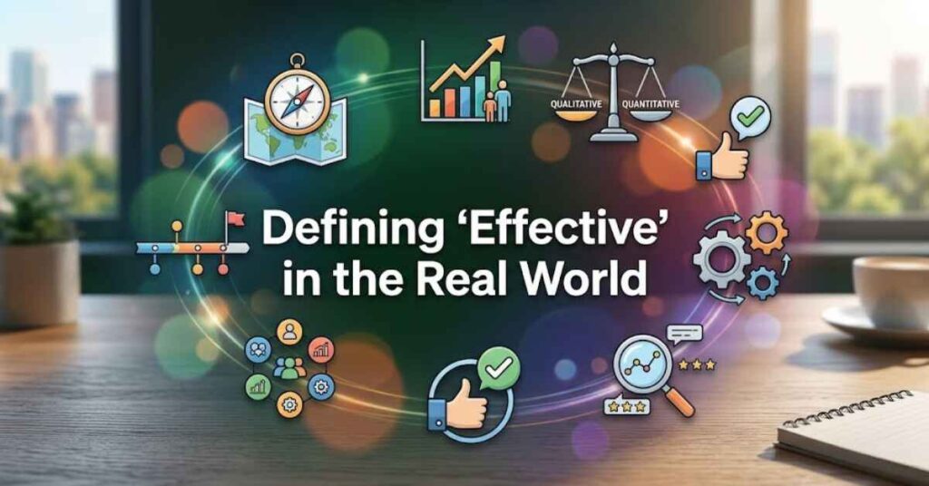 Defining Effective in the Real World
