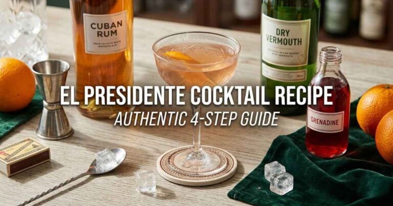 El Presidente Cocktail Recipe Authentic 4-Step Guide
