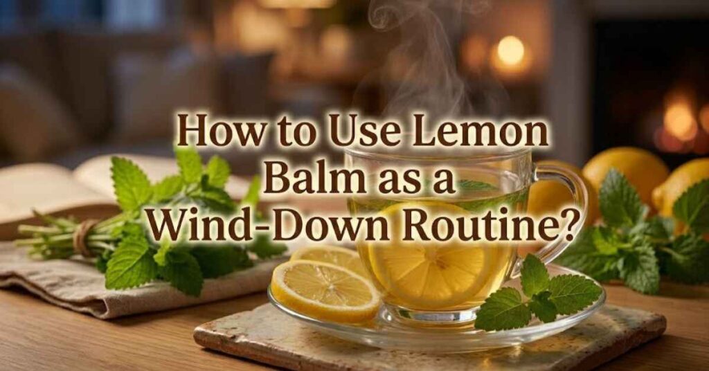 How to Use Lemon Balm as a Wind-Down Routine 