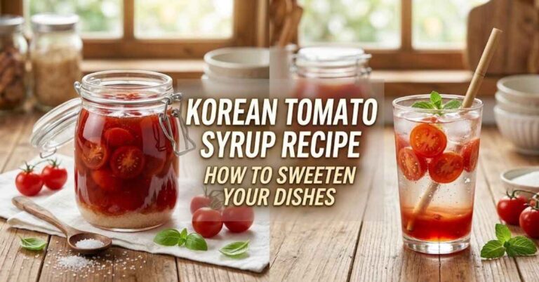 Korean Tomato Syrup Recipe How to Sweeten Your Dishes