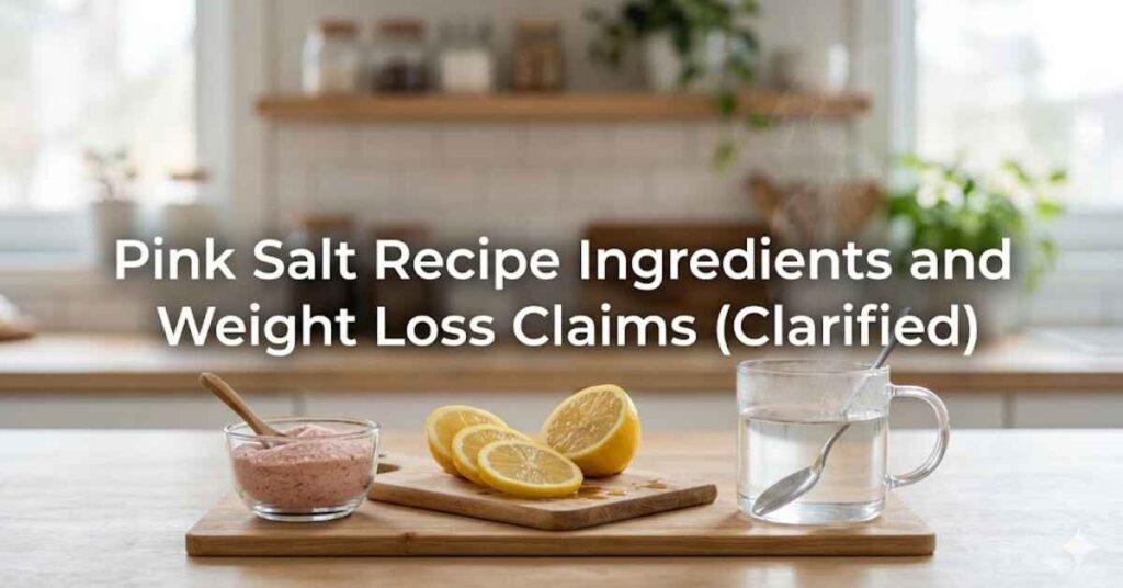 Pink Salt Recipe Ingredients and Weight Loss Claims (Clarified) 