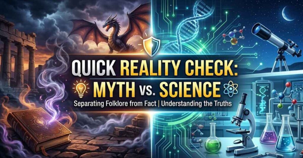 Quick Reality Check Myth vs. Science 