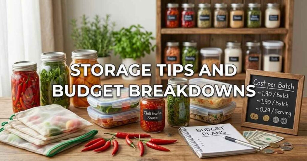 Storage Tips and Budget Breakdowns 