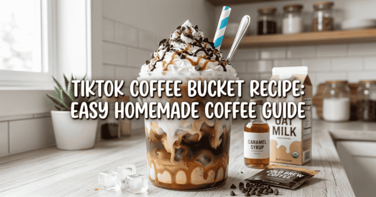 TikTok Coffee Bucket Recipe Easy Homemade Coffee Guide