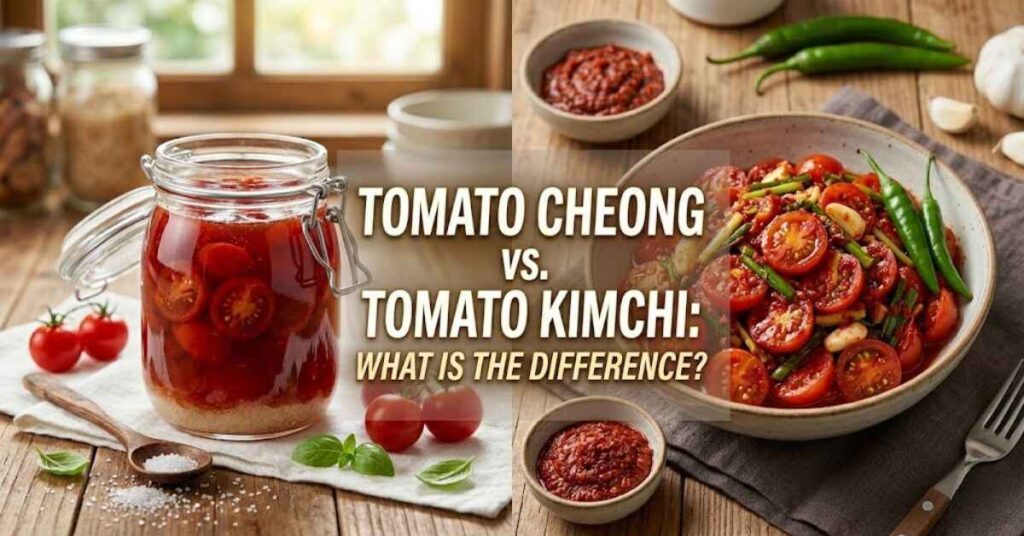 Tomato Cheong vs. Tomato Kimchi What Is the Difference