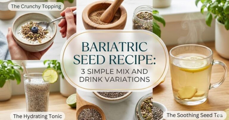 Bariatric Seed Recipe: 3 Simple Mix and Drink Variations