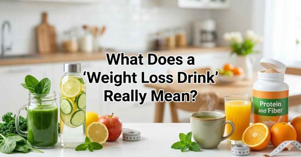 What Does a Weight Loss Drink Really Mean
