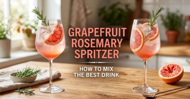 Grapefruit Rosemary Spritzer How to Mix the Best Drink