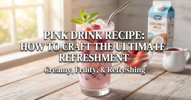 Pink Drink Recipe How to Craft the Ultimate Refreshment
