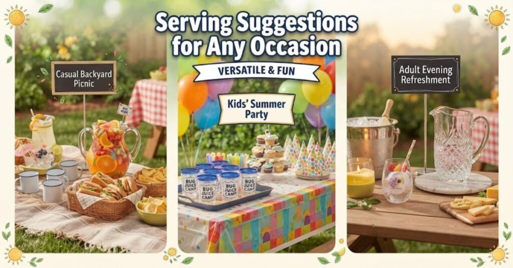 Serving Suggestions for Any Occasion