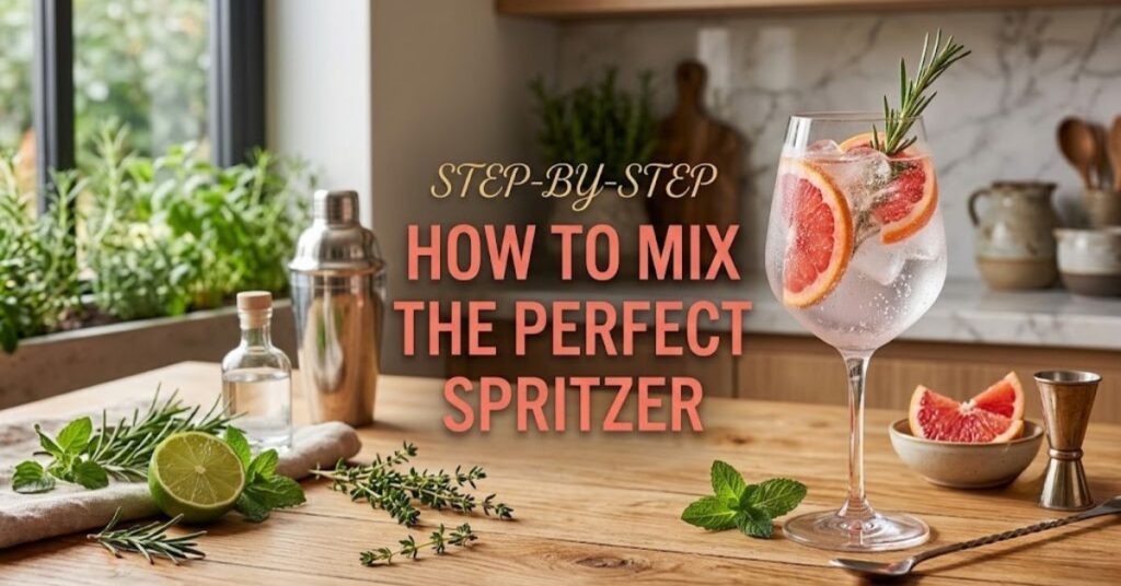 Step-by-Step How to Mix the Perfect Spritzer