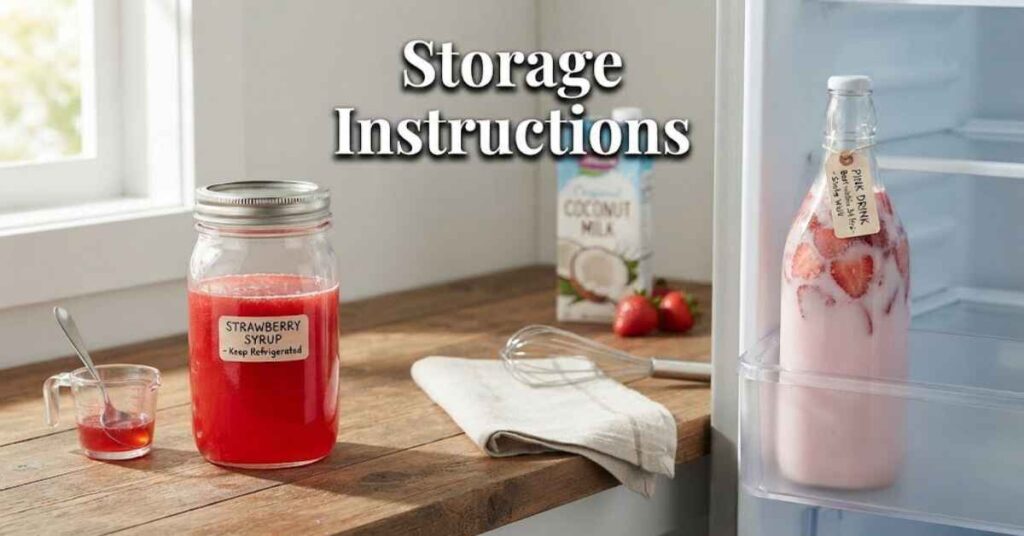 Storage Instructions