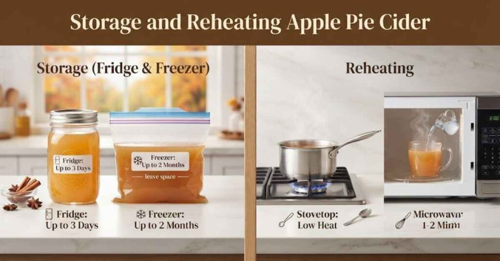 Storage and Reheating