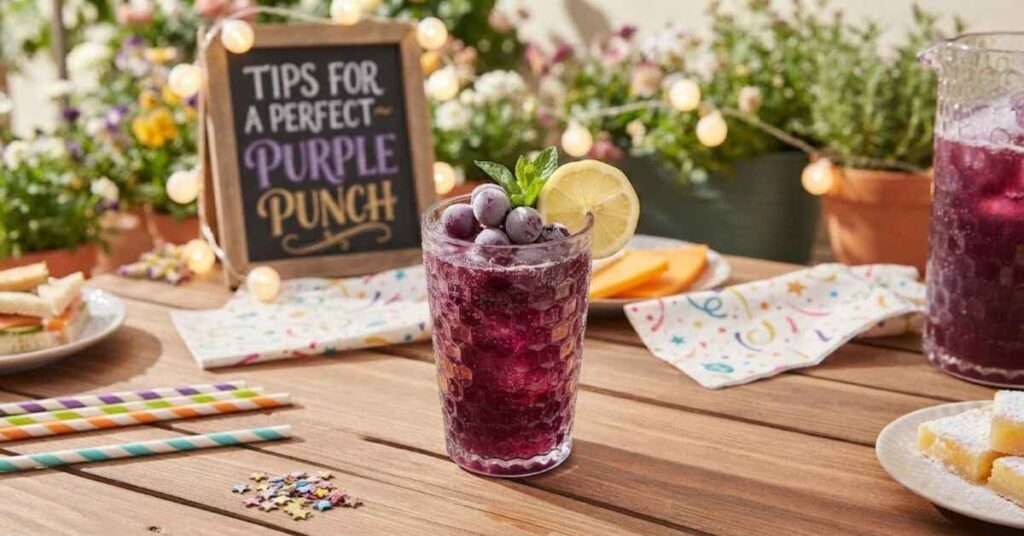 Tips for a Perfect Purple Punch