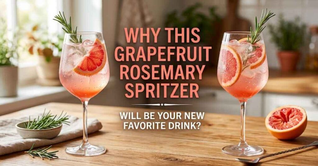 Why This Grapefruit Rosemary Spritzer Will Be Your New Favorite Drink